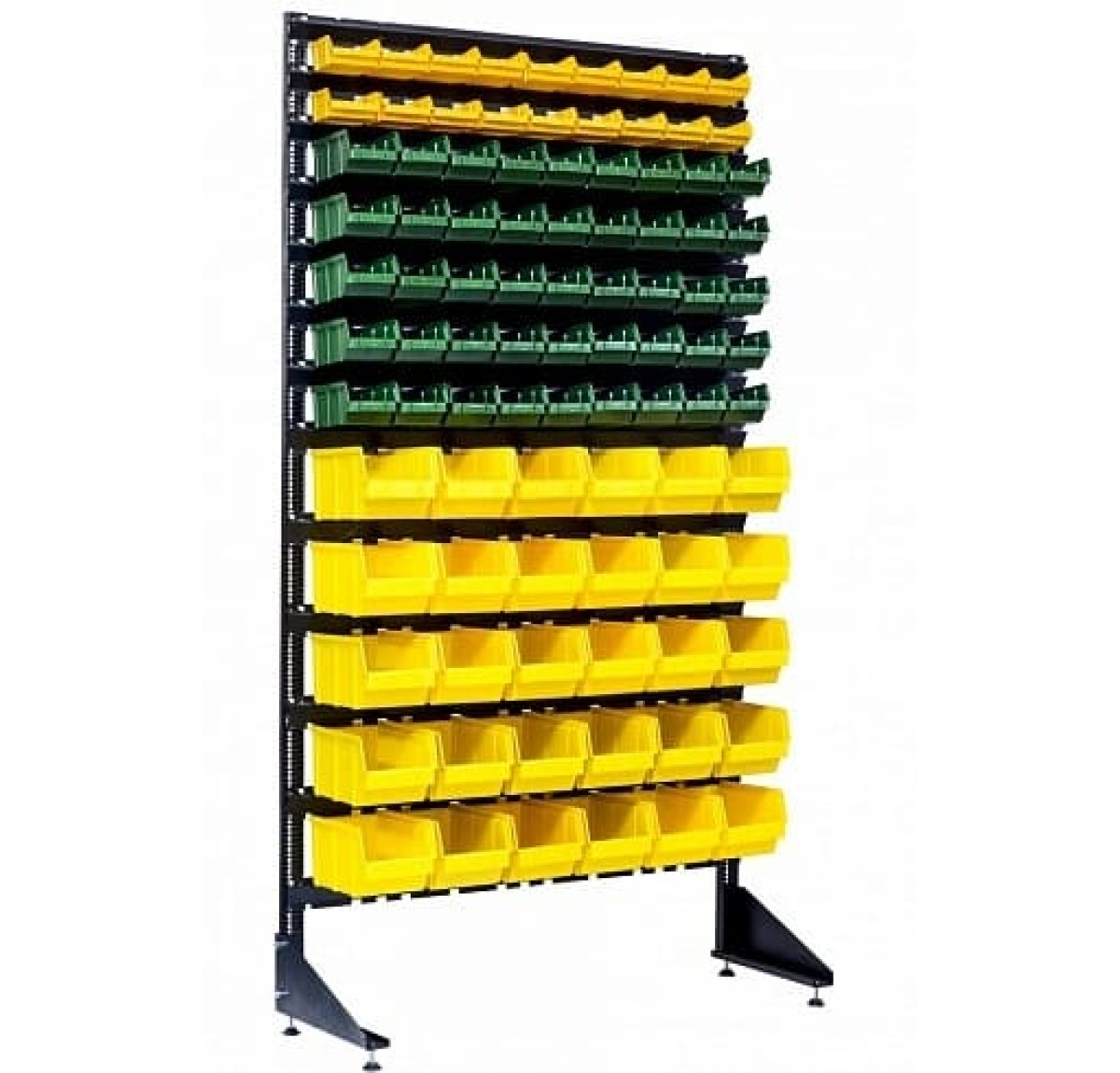 Стойка для метизов на 93 пластиковых контейнера