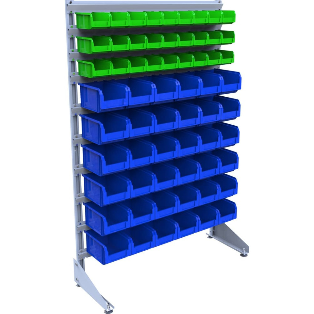 Стенд на 63 пластиковых контейнера для болтов и гаек