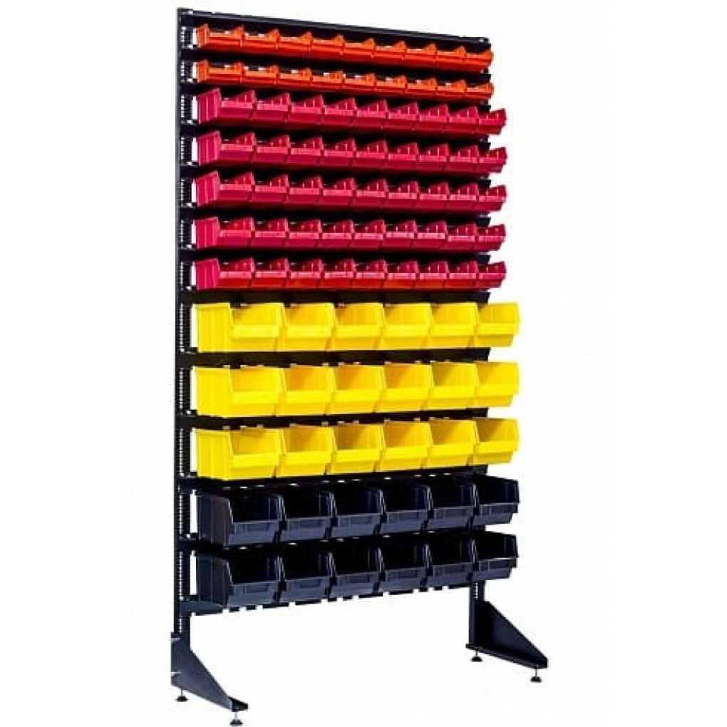 Метизный стеллаж для магазина с кюветами - 93 лотка