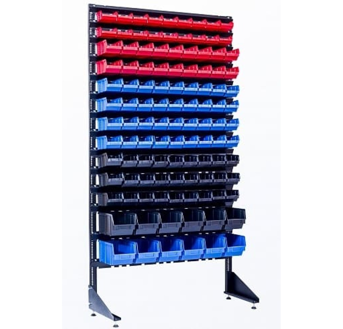 Стенд на 111 пластикових лотків для зберігання металовиробів