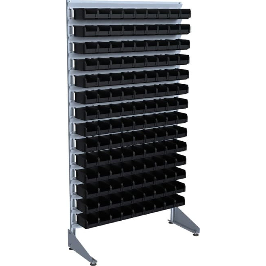 Односторонний стенд с 126 ящиками для метизов
