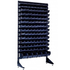 Напольный стенд односторонний для метизов - 123 ящика