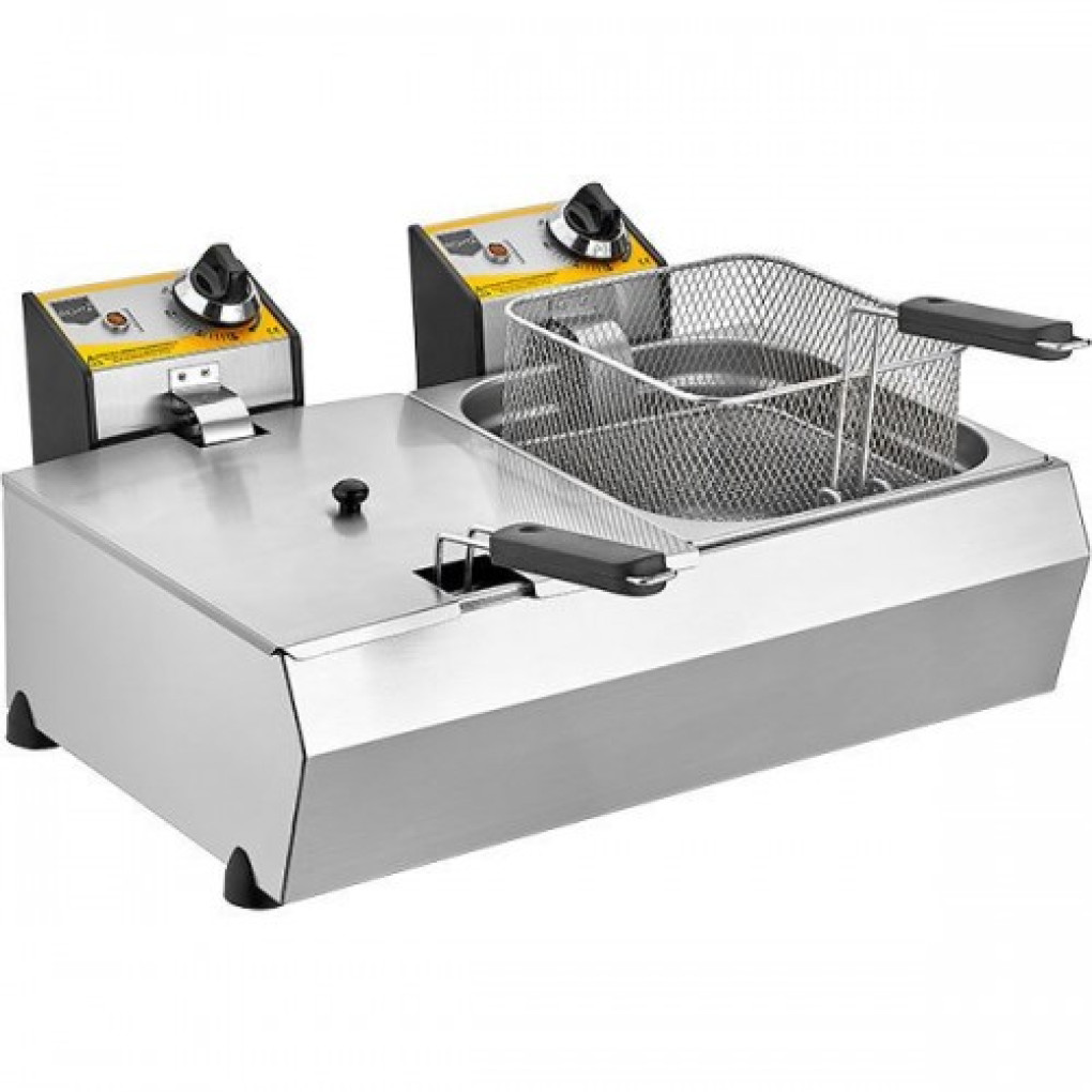 Фрітюрниця подвійна електрична 8л+8л R102 Remta