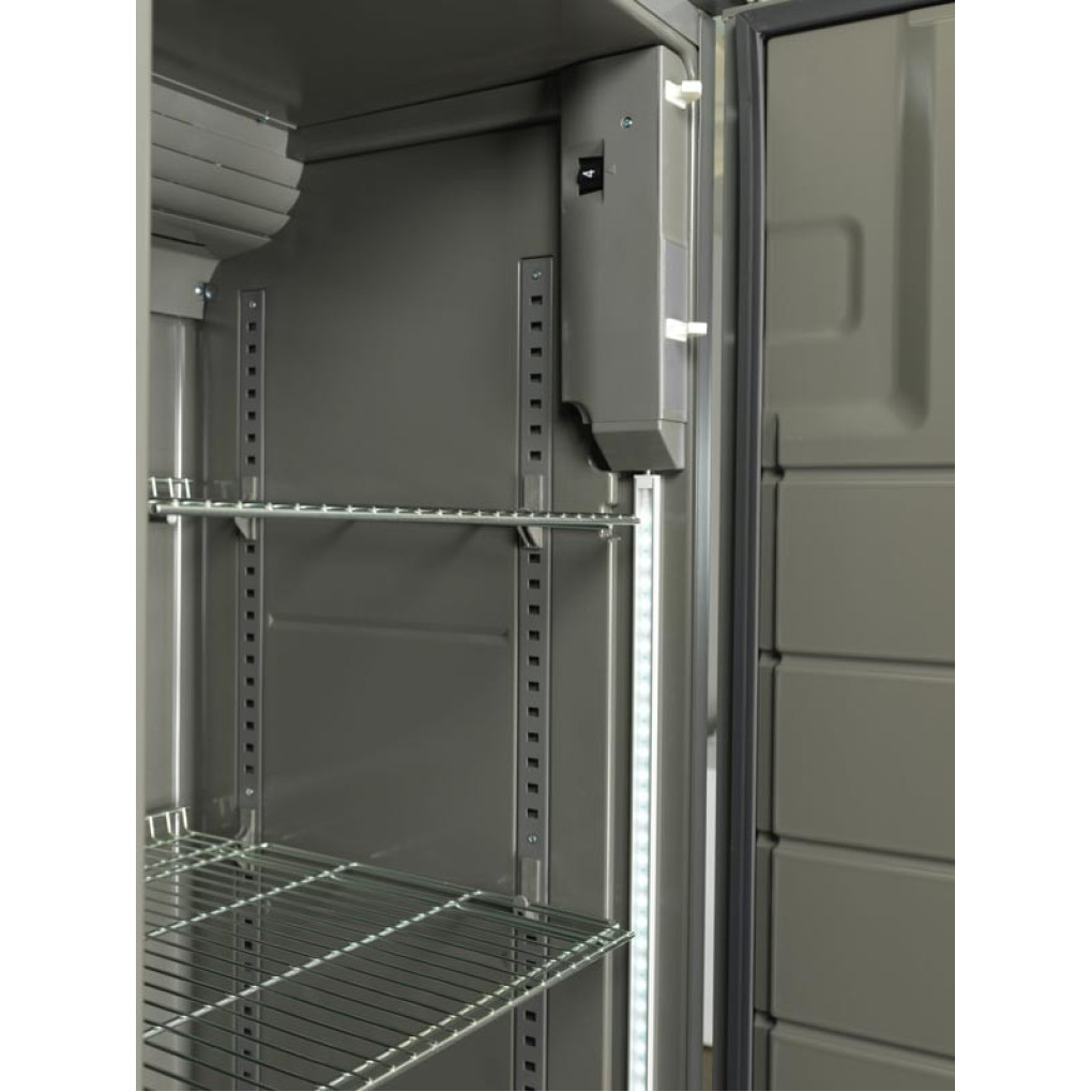 Шафа холодильна CC48DM-P6CBFD (нерж) Snaige