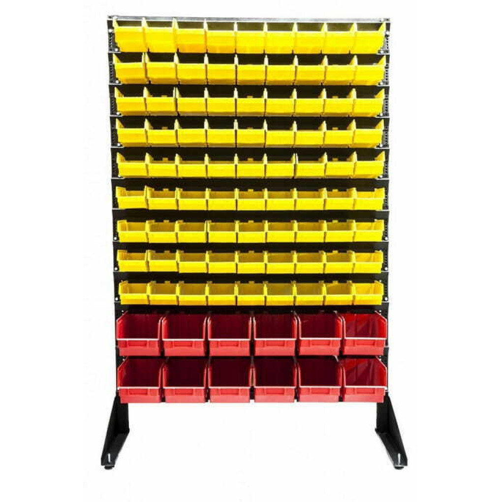 Стеллаж метизный на 93 ящика для склада