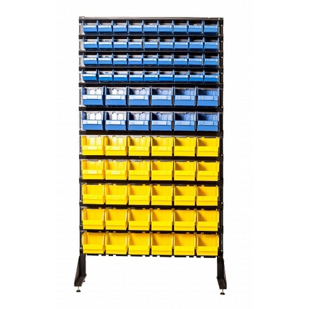 Стенд із 78 ящиками для металовиробів