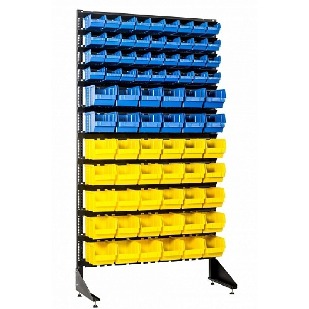 Стенд із 78 ящиками для металовиробів