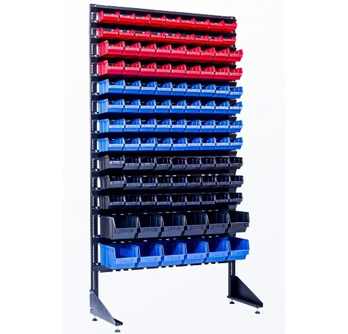 Складська вітрина на 111 лотків для запчастин та металовиробів