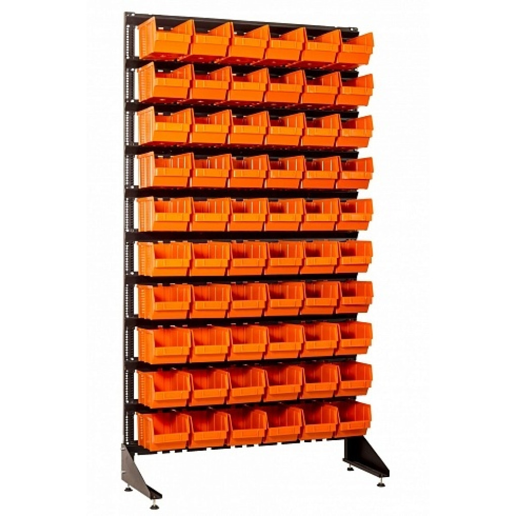 Стелаж для метиів на склад на 60 лотків