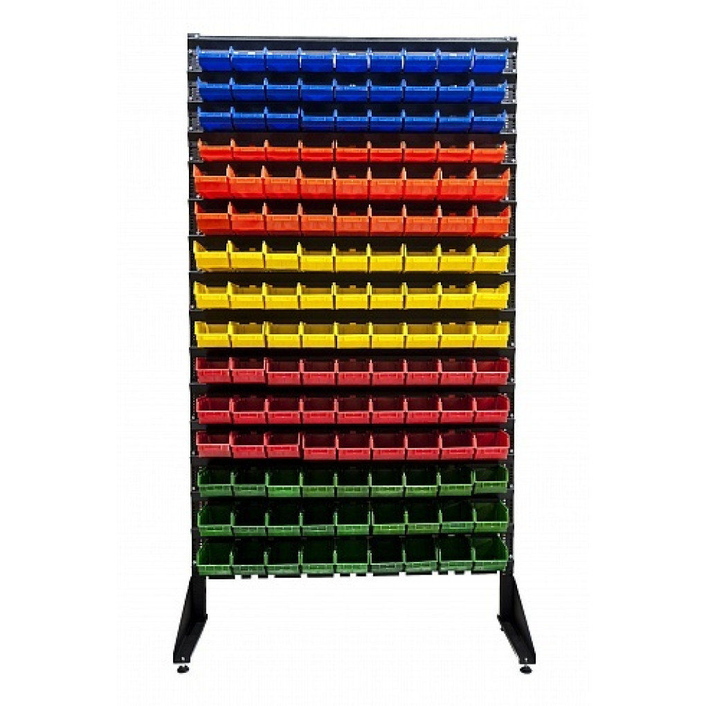 Складской стенд на 135 лотков для болтов, гаек и мелких деталей
