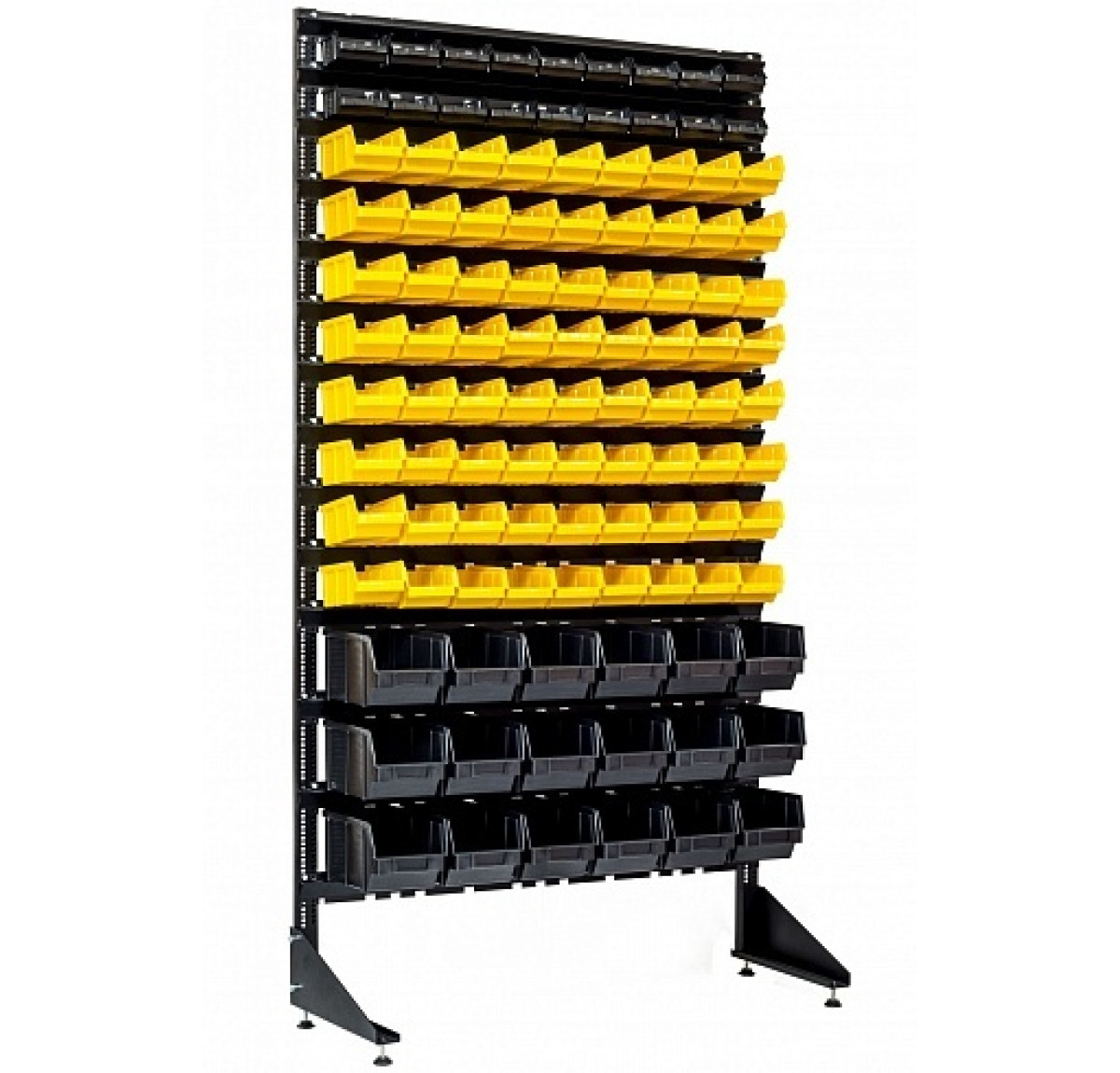 Стелаж метизний на 108 пластикових лотків для складу
