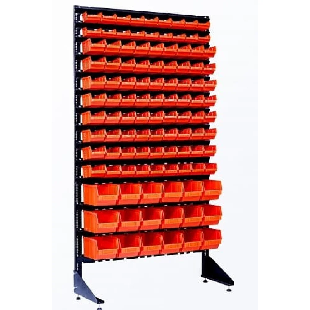 Стенд с боксами для хранения и демонстрации метизов - 108 шт